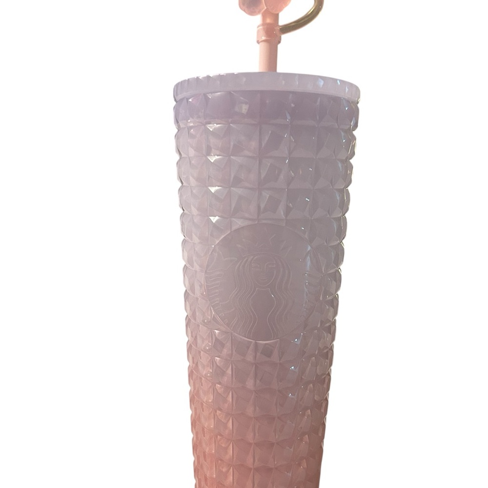 Starbucks Light Pink Textured Tumbler